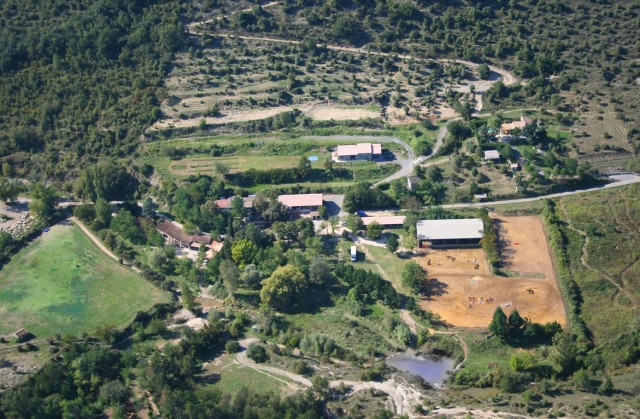  El centro ecuestre visto desde el cielo 